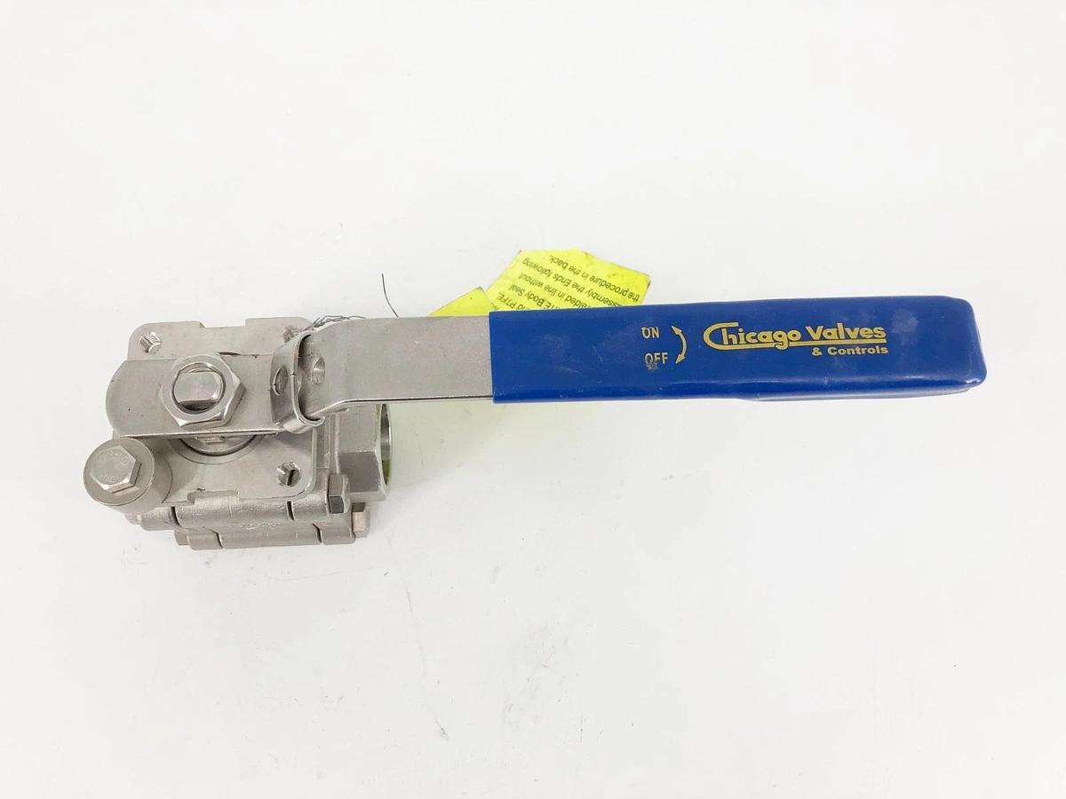 New Chicago Valves 796666RMMSW010 Ball Valve 1" CF8M - No Box