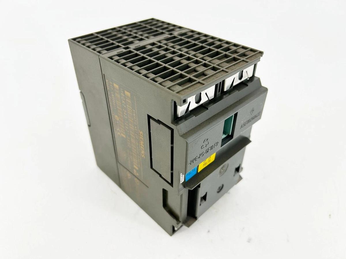 Used Siemens Simatic Net CP Industrial Ethernet 6GK7 343-1EX21-0XE0 DC25V 0.2A