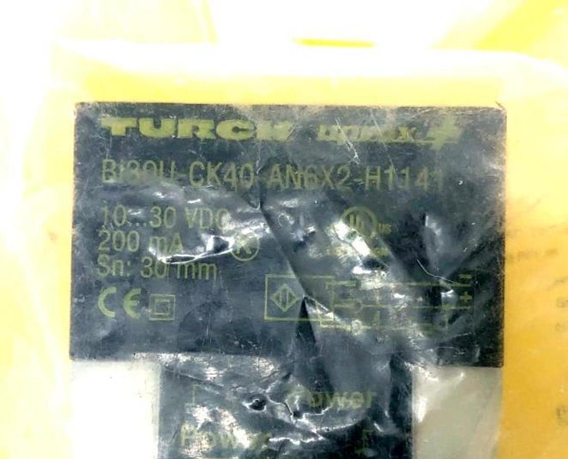 New Turck BI30U-CK40-AN6X2-H1141 Inductive Sensor 10-30VDC 1625820