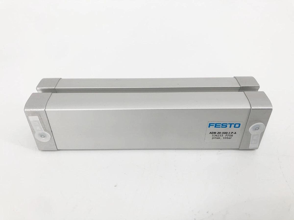 New Festo ADN-20-100-I-P-A Pneumatic Cylinder 10 Bar 536233 - No Box