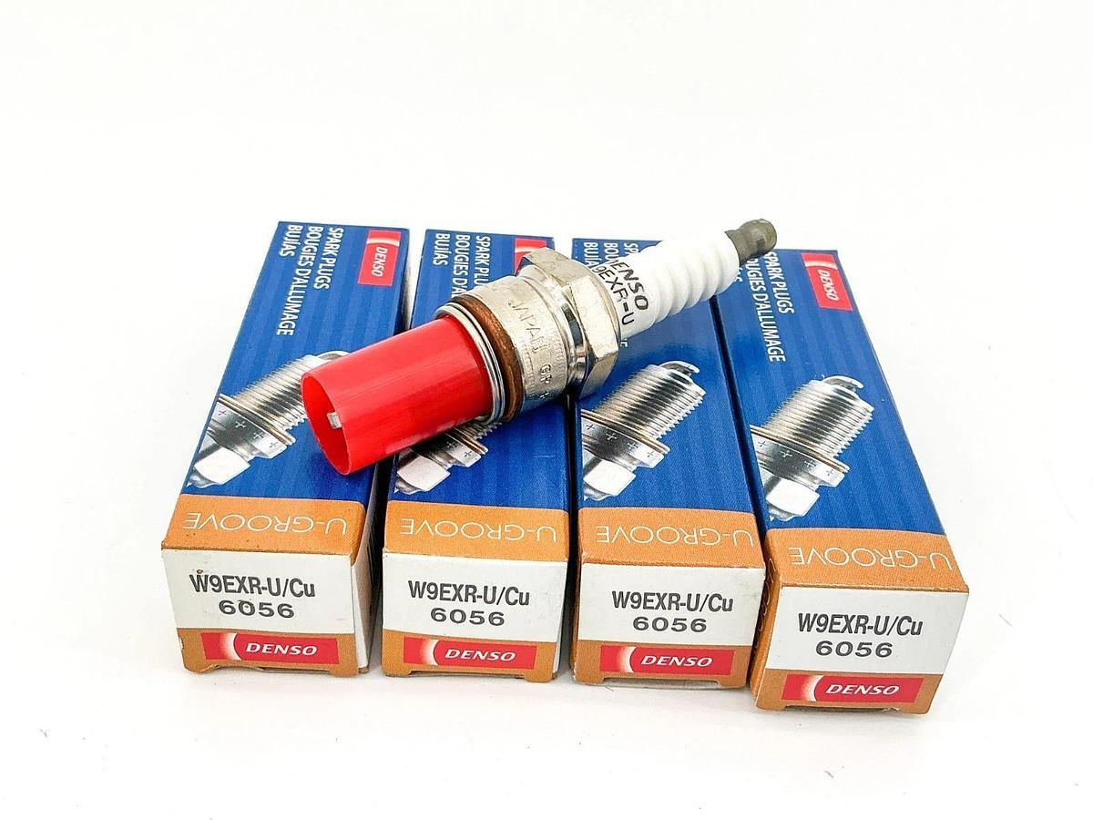 New Lot of 4 Denso 6056 U-Groove Spark Plug W9EXR-U/CU