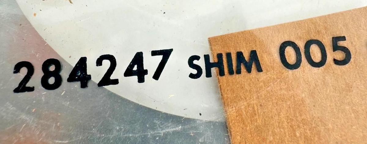 Lot of 2 New Hyster 284247 Shim 005 0284247