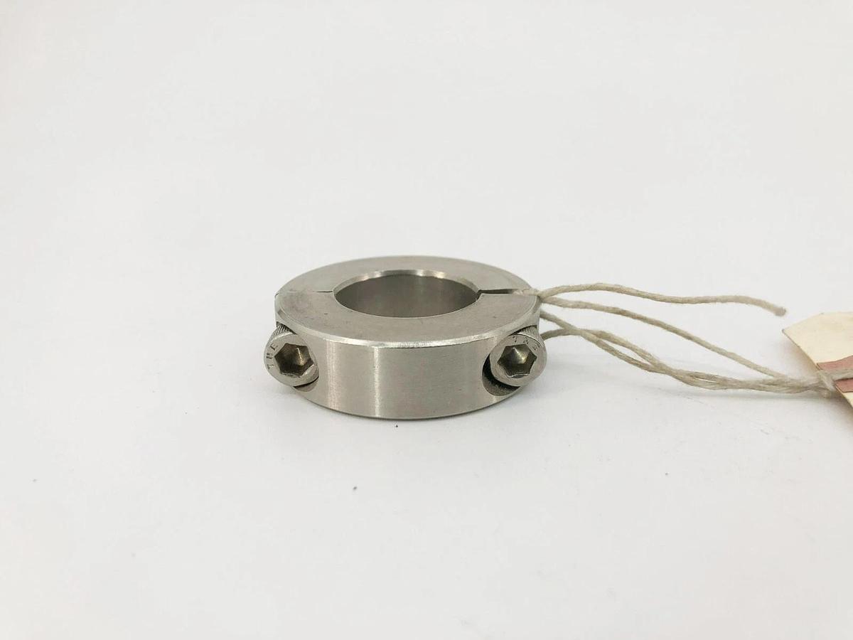 New Climax 2C-093-S Two-Piece Split Clamp Collar Stainless Steel 15/16" ID