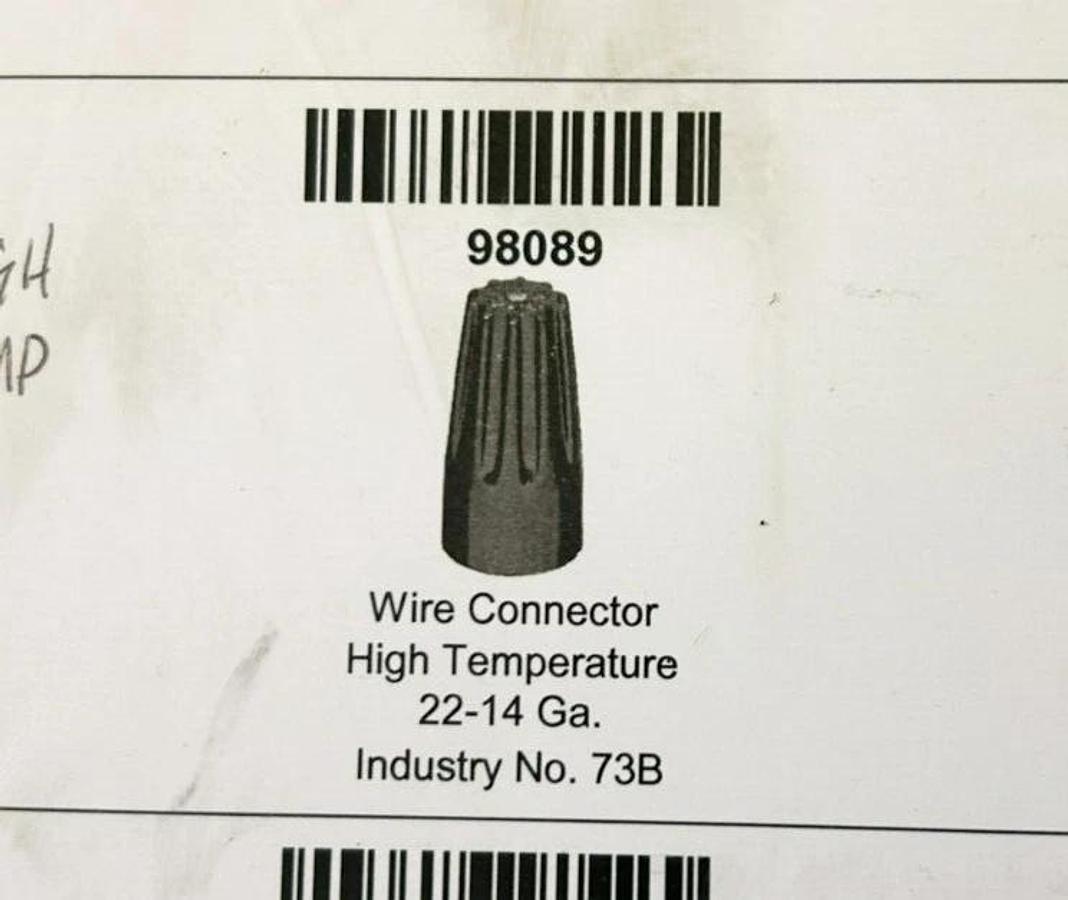 Lot of 35 Lawson 98089 High Temp Wire Connectors, 22 to 14 AWG, 73B