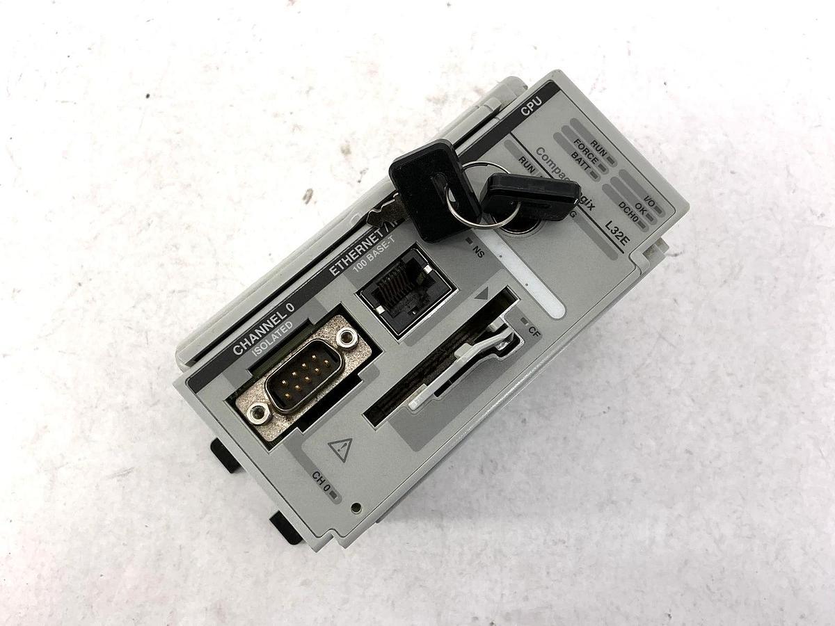 Used Allen Bradley 1769-L32E Ser A Ethernet Processor Controller 750KB Memory w/ Key
