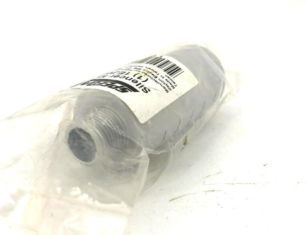 Lot of 2 New Speedaire1EJW8A Silencer Mufflers 3/8 MNPT, 1" Dia, Male, (F1)