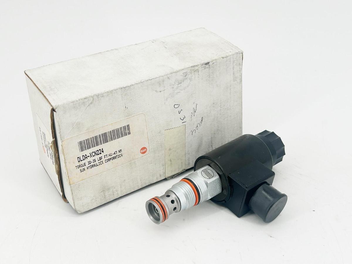 New Sun Hydraulics DLDA-XCN224 Cartridge Valve 24VDC