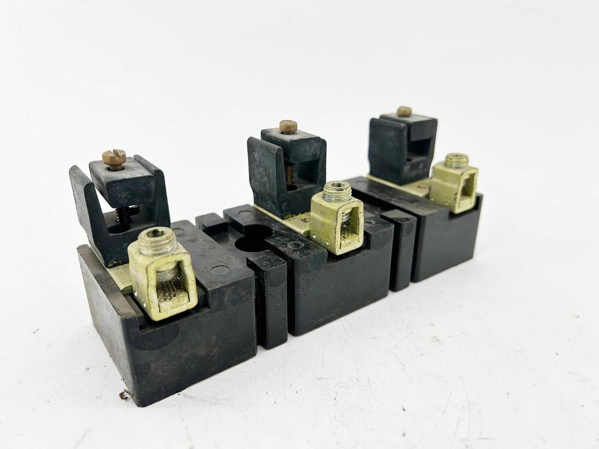 Used Allen Bradley X-402128 Fuse Block Continuous Current Rating 100A 600V