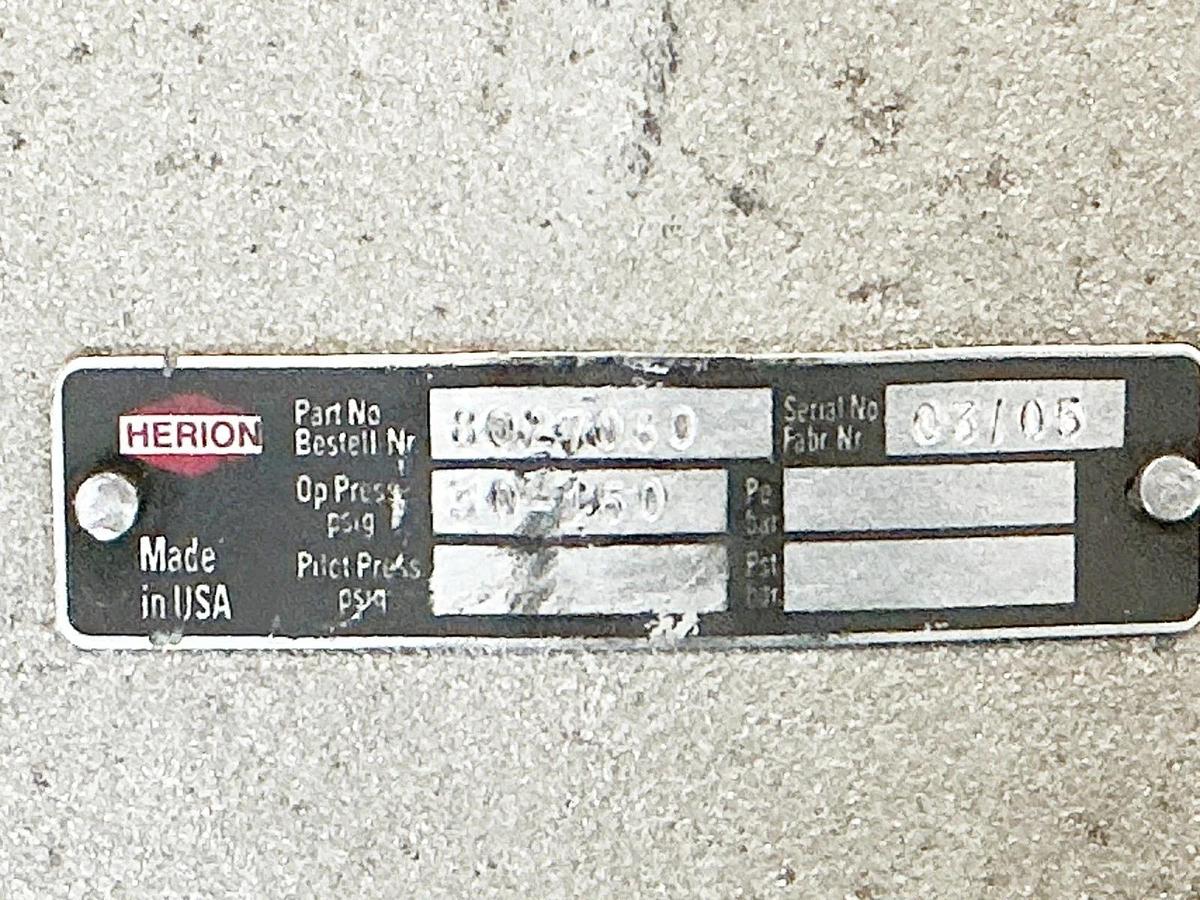 New Herion 802-7080 Electric Valve 120V 60Hz 33VA - No Box