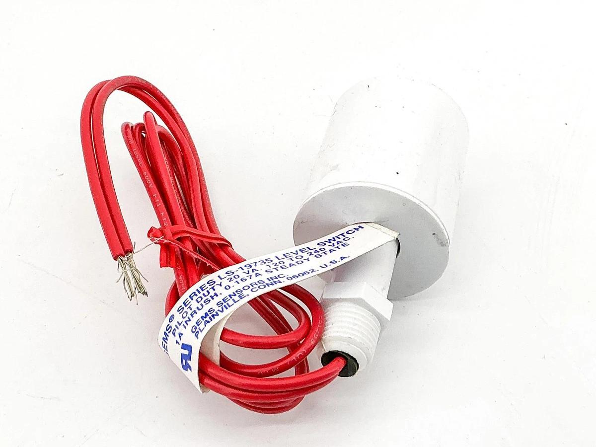 New GEMS 19735 Level Sensor 20VA 120/240V 1A LS-19735 PVC