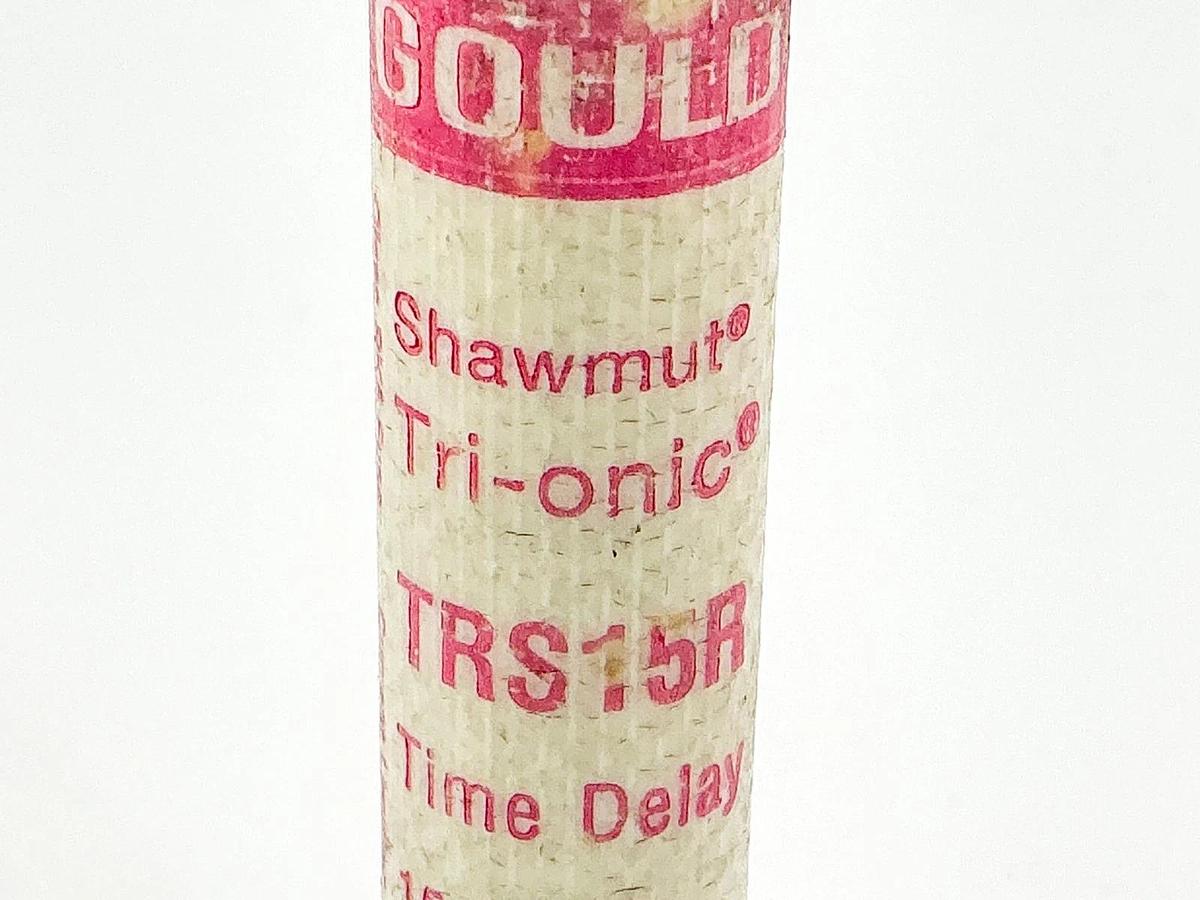 New Lot of 3 Gould TRS15R Current Limiting Time Delay Fuse 15A 600V Class RK5