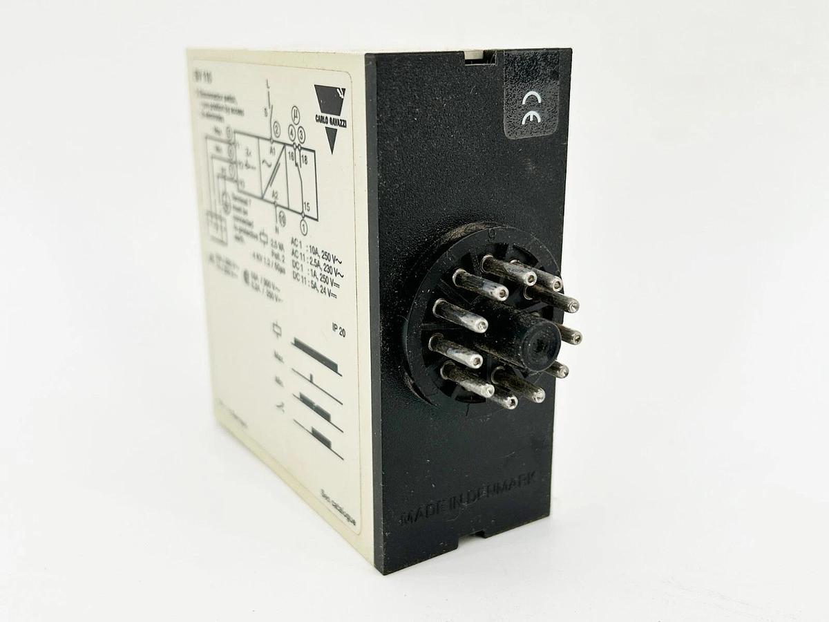 Used Carlo Gavazzi SV-110-115 Dual Level Relay 115V 50/60Hz 11Pin 25KOHM