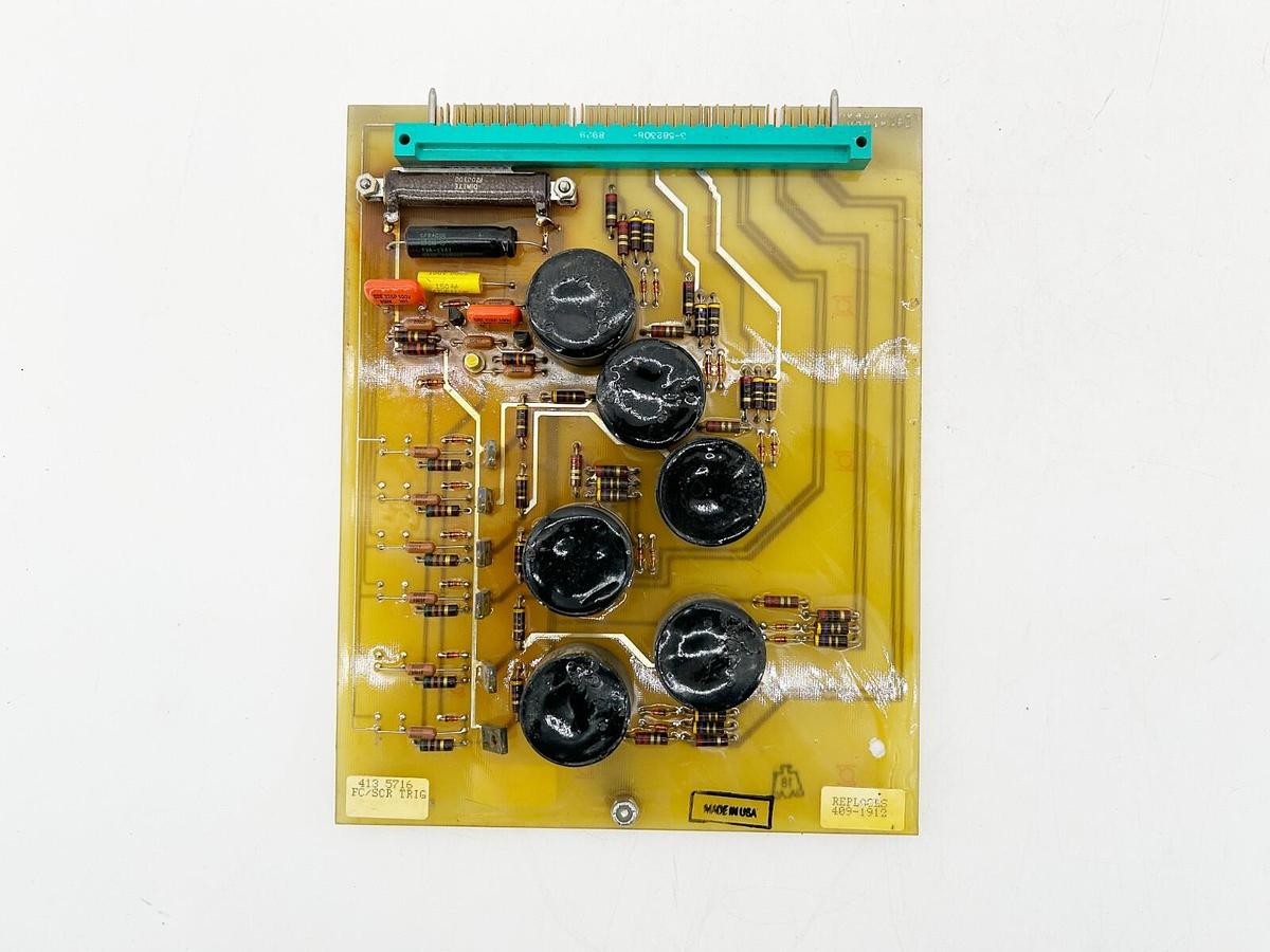Used LeTourneau 413-5716 FC/SCR Trig Card Rplaces 409-1912
