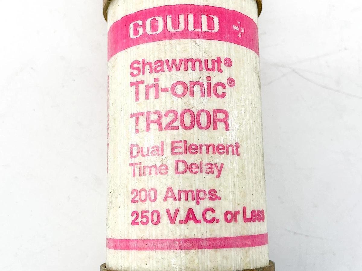 New Gould Shawmut TR200R Time Delay Dual Element Fuse 200A 250V Class RK5