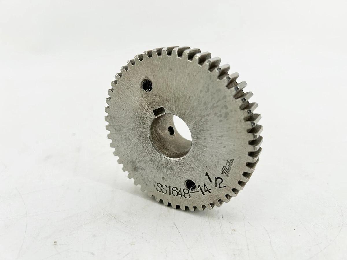 New Martin SS1648-14 1/2 Spur Gear 14 1/2 Deg 48 Tooth Stainless Steel