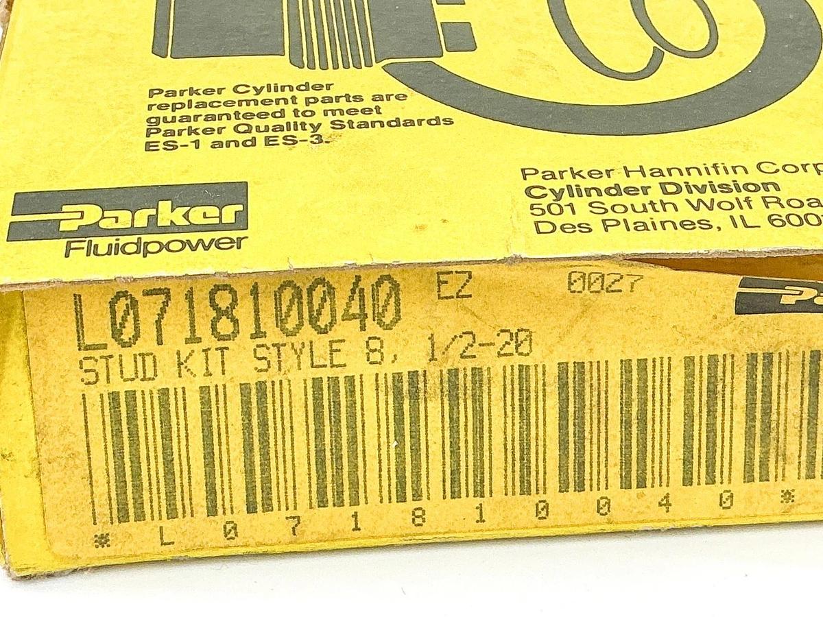 New Parker L071810040 Stud Kit Style 8 1/2 -20