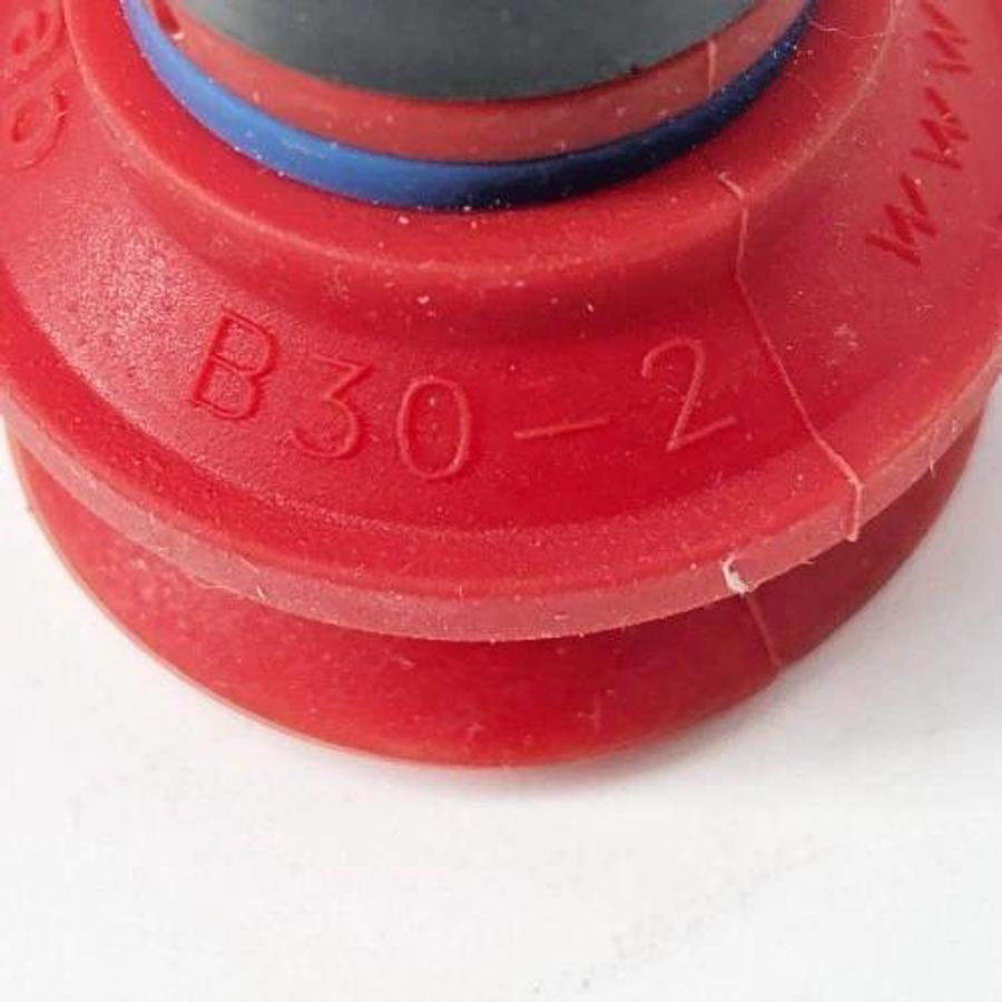 New Piab B30-2 Silicone Suction Cup Red 0101104 - No Box