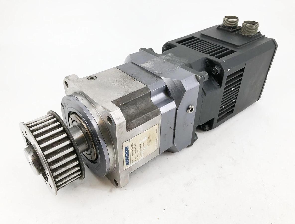 Used Pacific Scientific R63HENA-R2-NS-NV-00 Servomotor w/ Bayside PS142-010-010SH