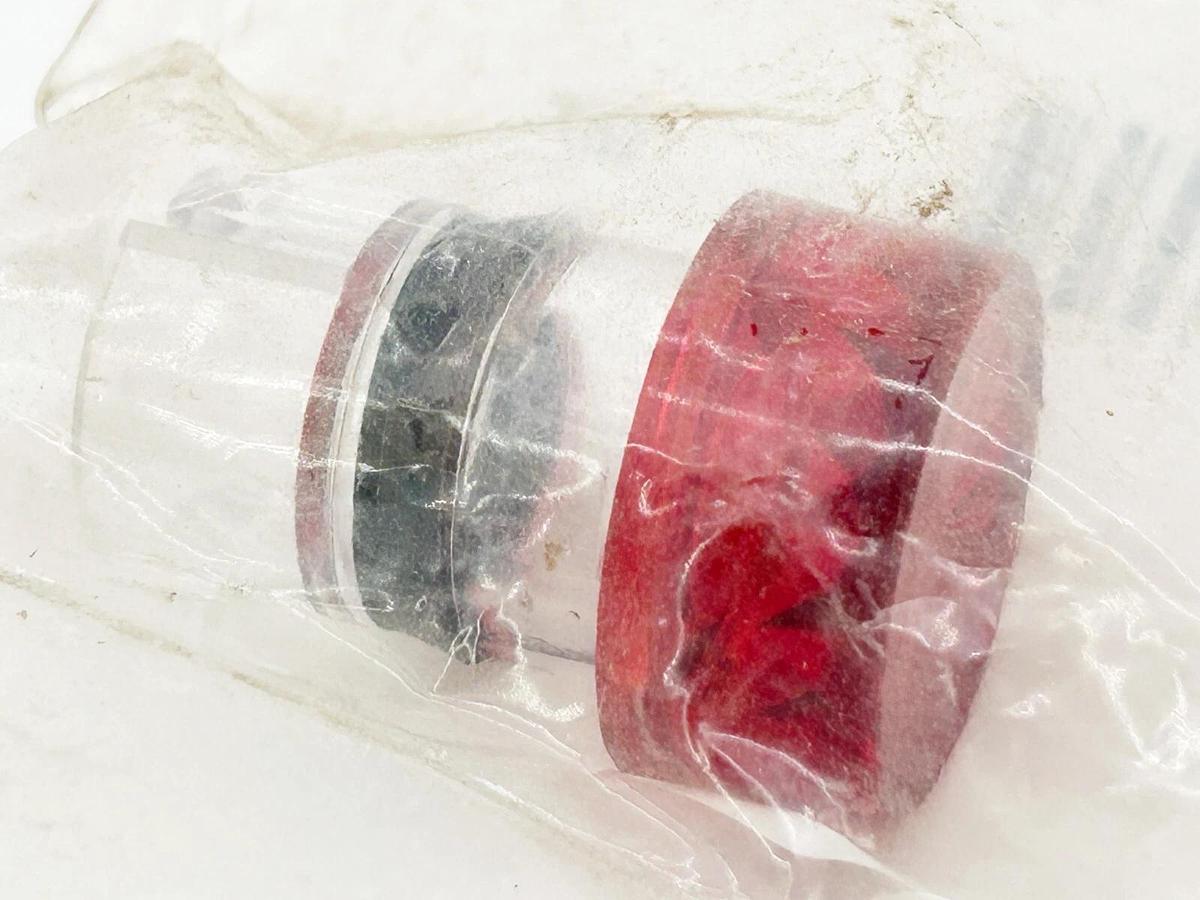 New Lot of 5 Allen Bradley 800MR-N1R Pushbutton Cap For Pilot Light 22MM Red