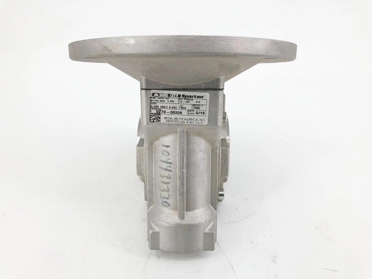 New Hub-City 0270-00336 Aluminum Worm Gear Drive 100:1 Ratio AL505 A 56C 1.000