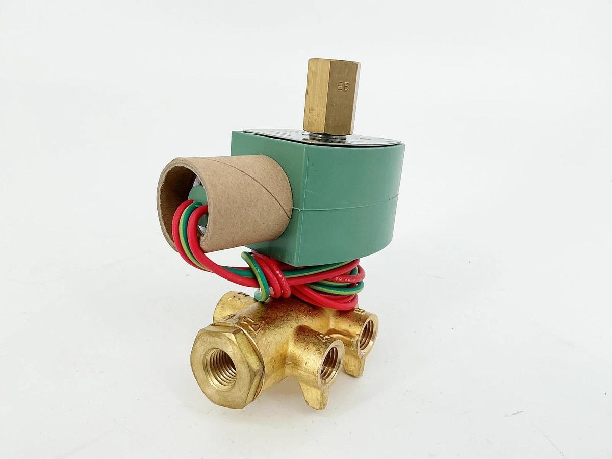 New Asco 8345G001 Solenoid Valve 100PSI 1/4" 11.6W 24VDC