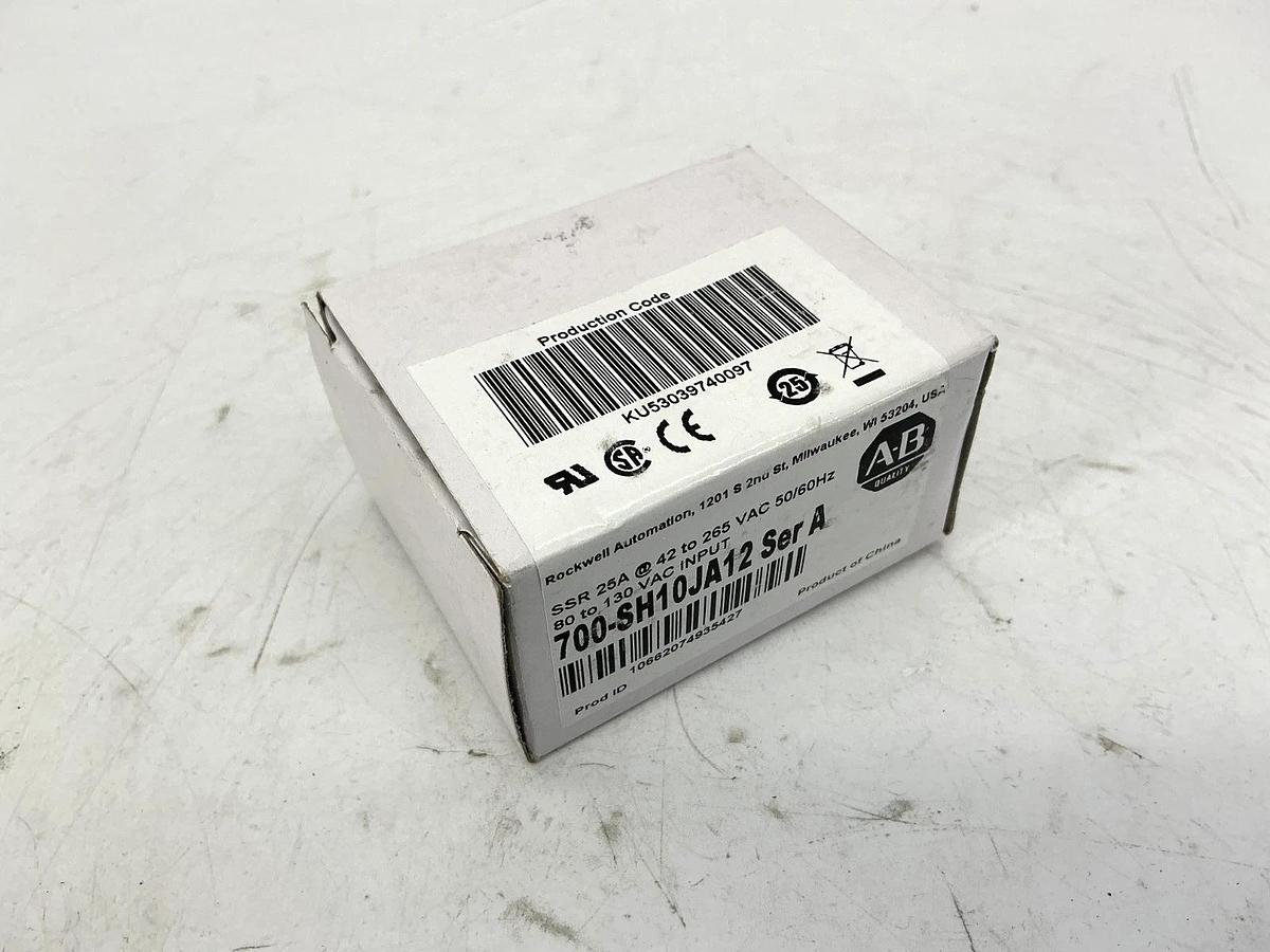 New Allen Bradley 700-SH10JA12 Ser A Relay 25A 230V 80-130V 42-265V~ 50/60HZ