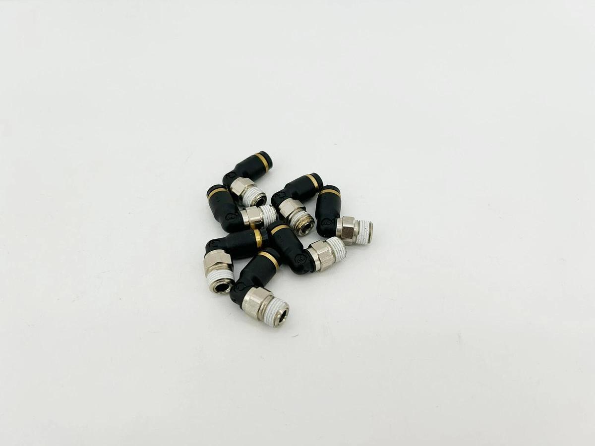 Lot of 7 New Lawson 87624 Male Elbows, 90 Deg. 3/16" x 1/8", 290PSI