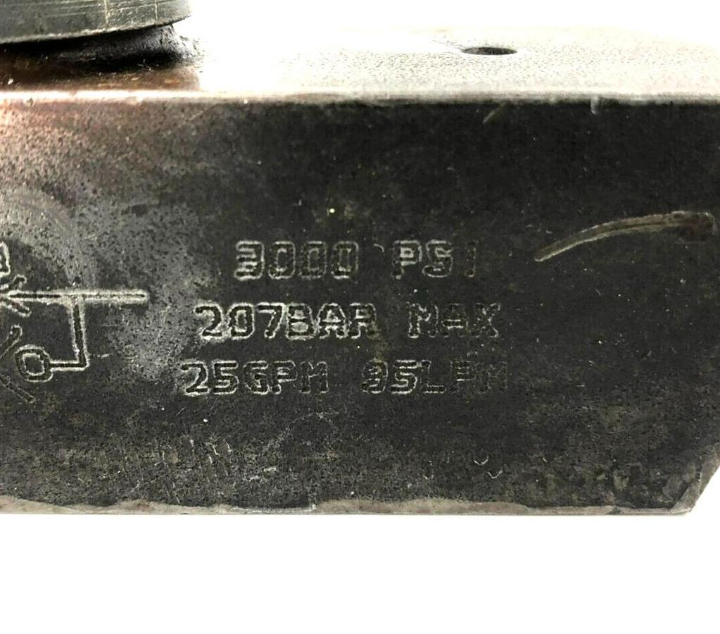 Used DMIC FC1H-0750N Unidirectional Flow Control Valve, 3000psi, 3/4" NPT