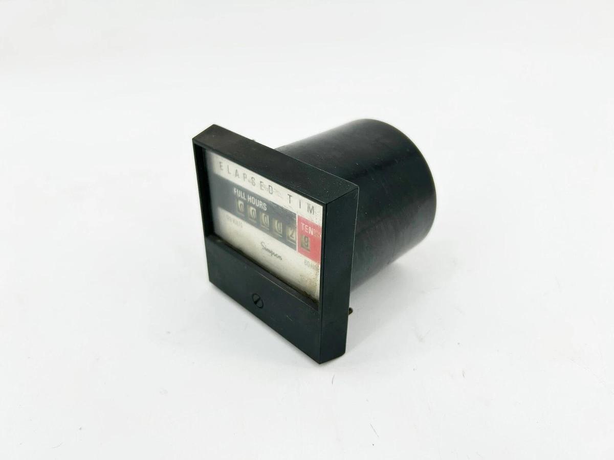 Used Simpson 17720 Elapsed Time Meter Model 2153ET 120VAC