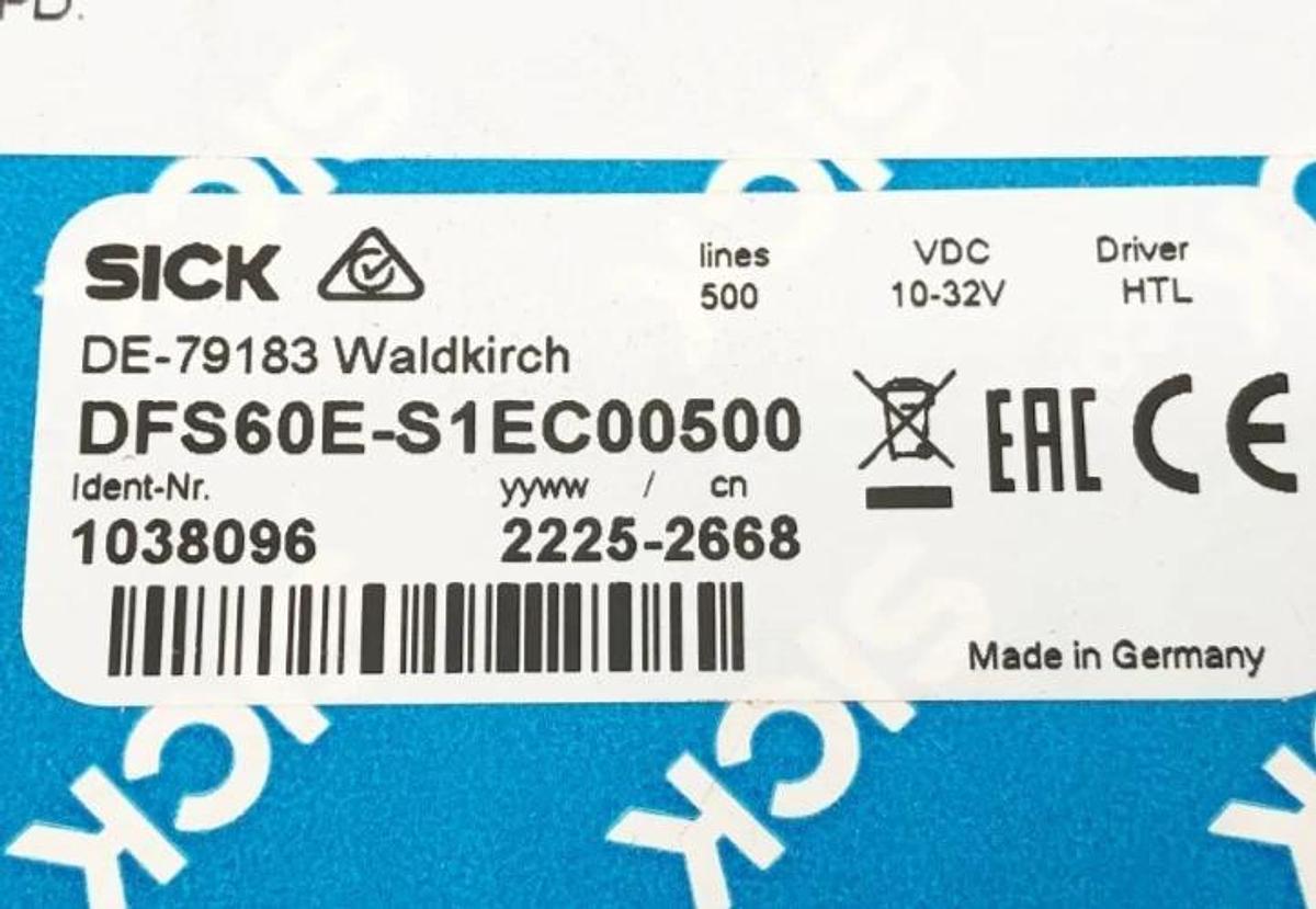 New SICK DFS60E-S1EC00500 Incremental Encoder 1038096