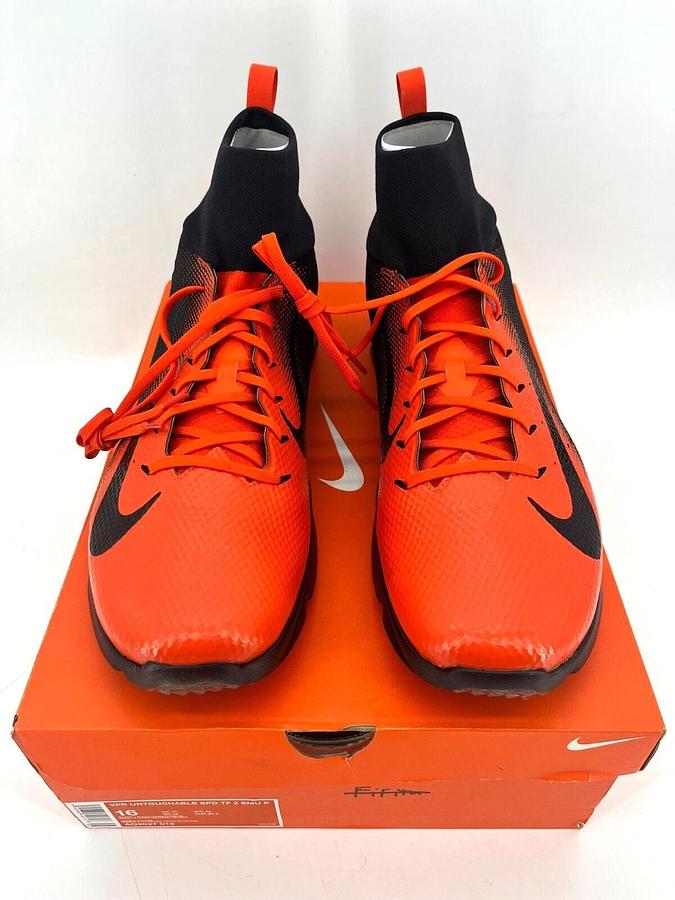 Nike VPR Untouchable SPD TF 2 SMU P Black/Orange Size 16 OSU Beavers Cleats
