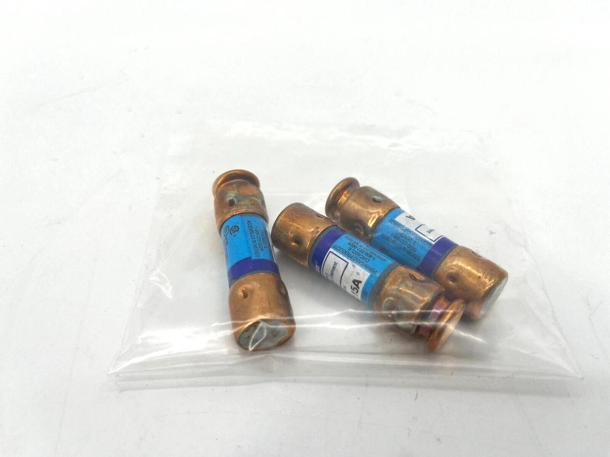 Lot of 3 New Littelfuse FLNR15A Class RK5 Fuses 15A 250VAC FLNR015
