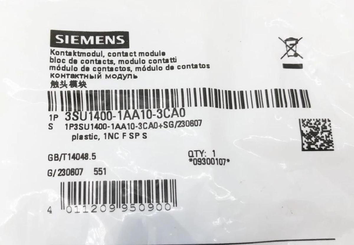 Lot of 2 New Siemens 3SU1400-1AA10-3CA0 Contact Blocks