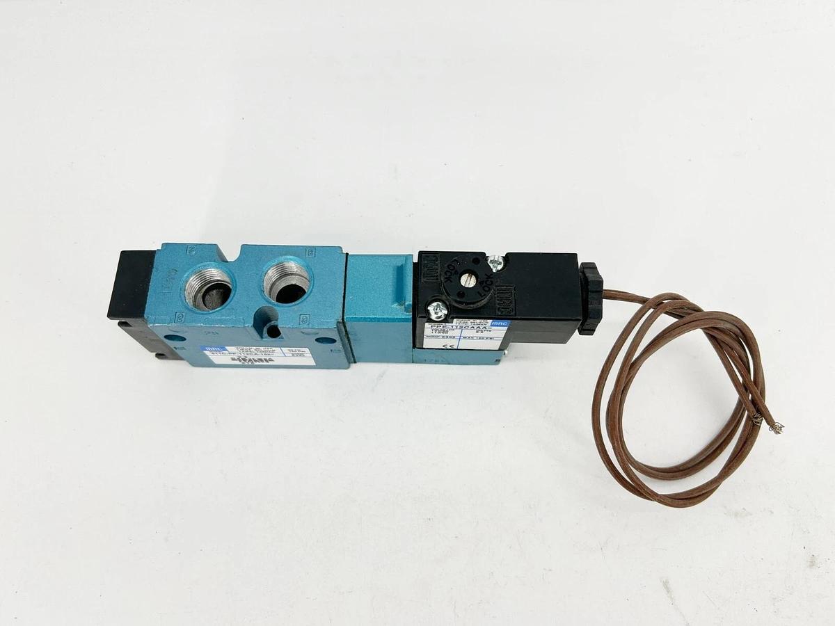 New MAC Valves 811C-PP-112CA-152 Solenoid Valve 120V 6.8W 20-150psi 28669