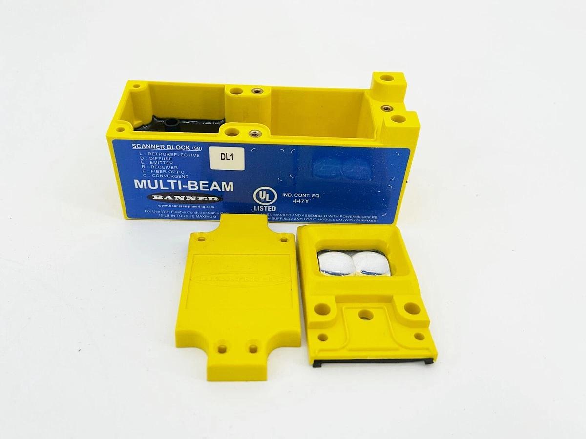 New Banner Engineering SBDL1 Photoelectric Sensor 3/4 Wire 17626
