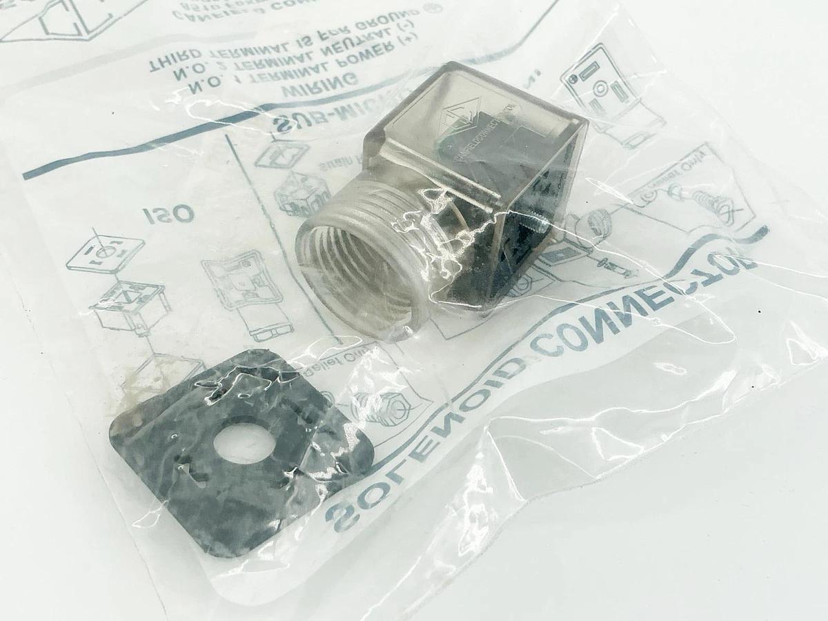 New Lot of 2 Canfield 51031100000 Solenoid Connector 6-48V 50/60Hz