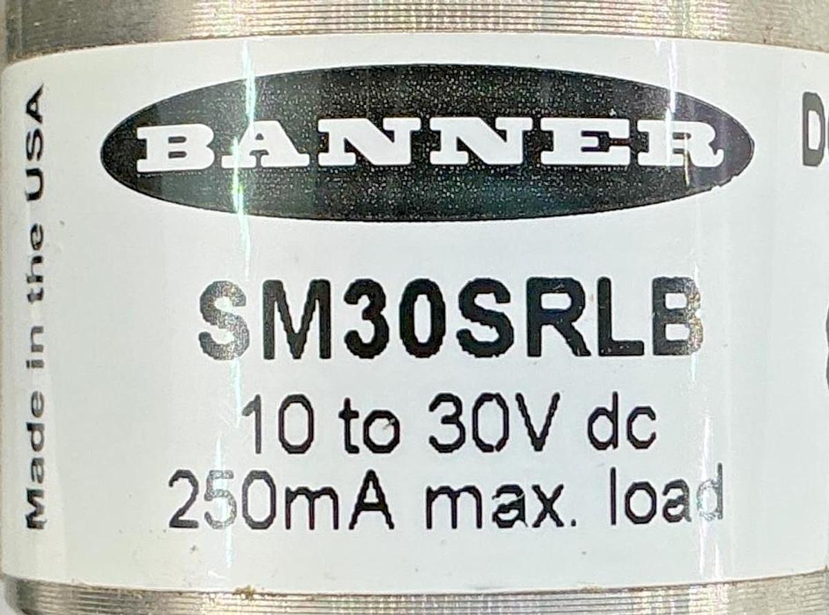 New Banner Engineering SM30SRLB Photoelectric Sensor 10-30VDC 27376 - No Box
