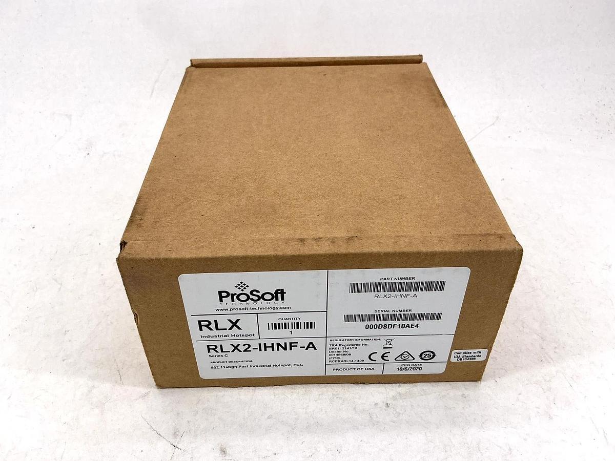 New Sealed ProSoft RLX2-IHNF-A Ser C Fast Industrial Hotspot 802.11abgn 24V