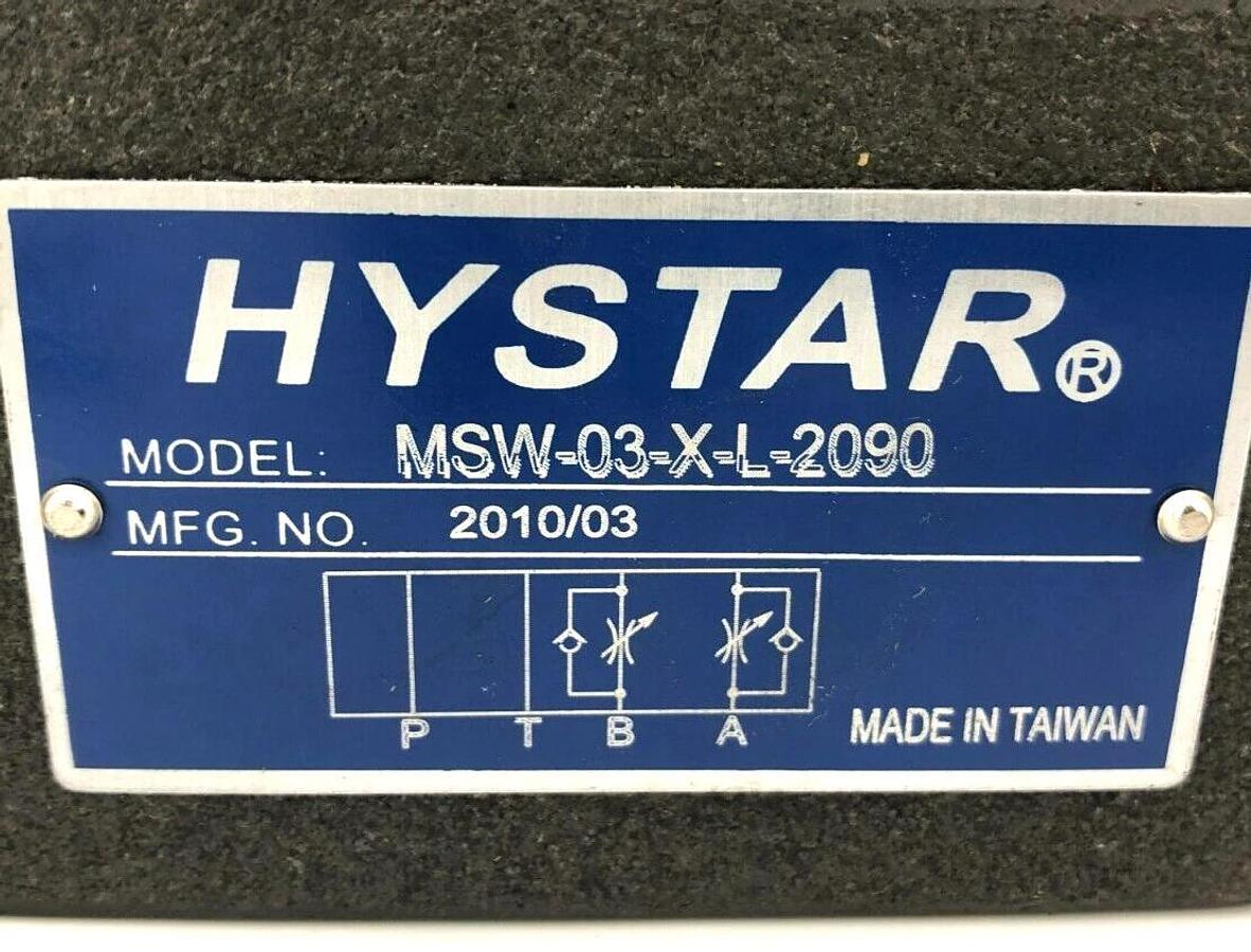 New Hystar MSW-03-X-L-2090 Throttle Modular Valve