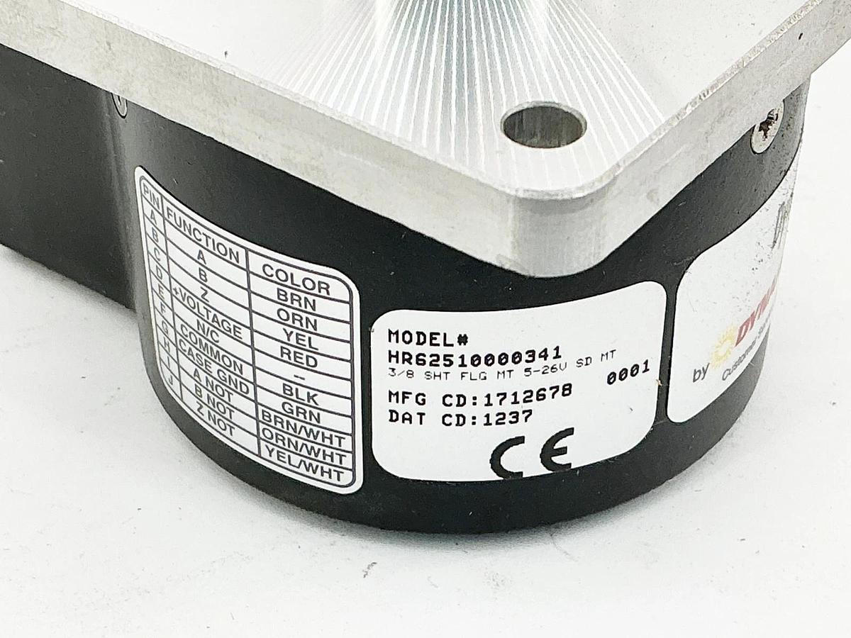 New Dynapar HR62510000341 Shaft Encoder 3/8"SHT 5-26V