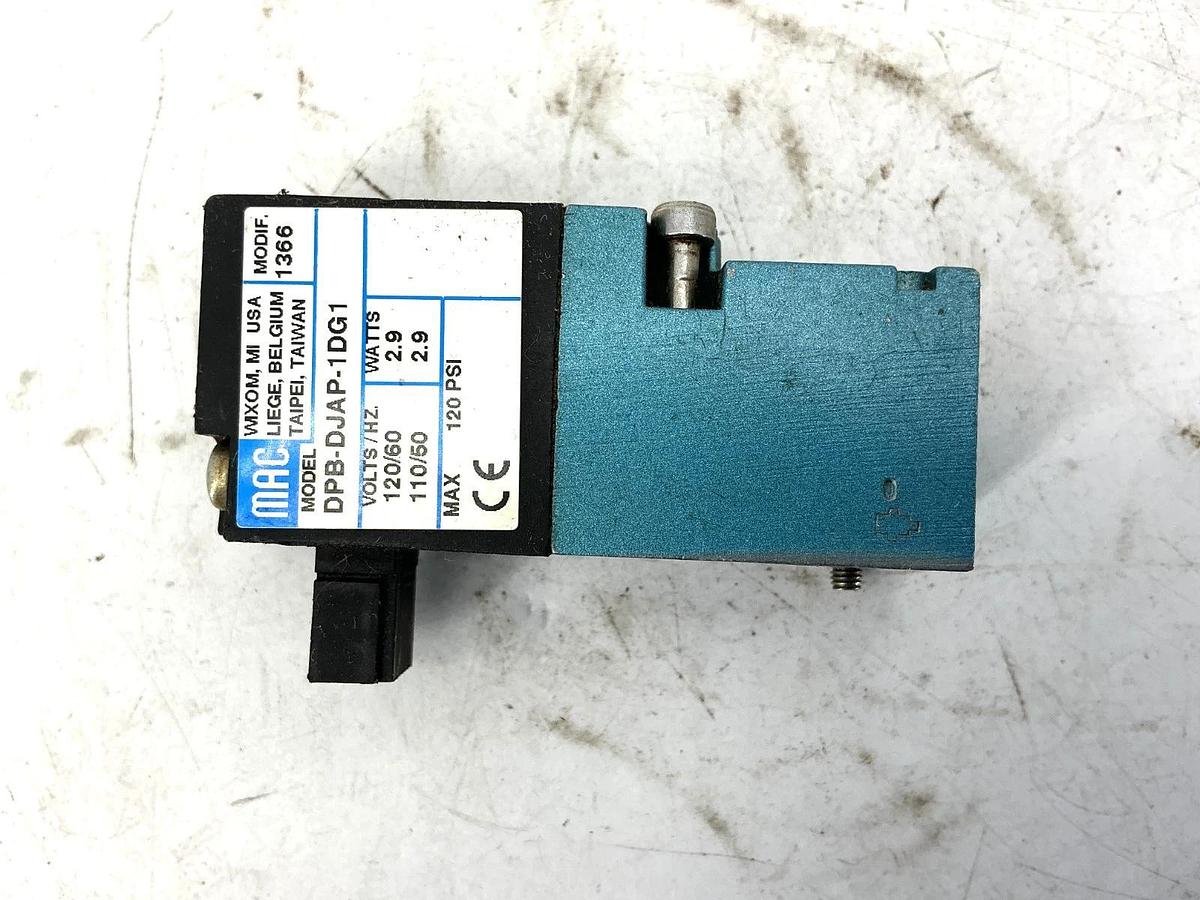New MAC Valves DPB-DJAP-1DG1 Solenoid Valve 2.9Watts 120PSI 110/120VAC - No Box