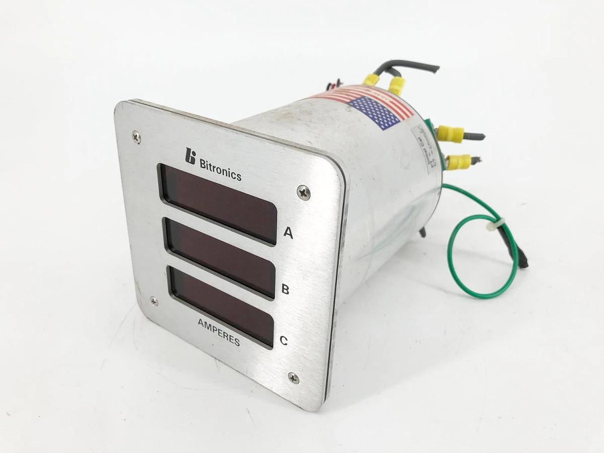 Used Bitronics ATAIE1 Three Phase Volt Meter 115VAC