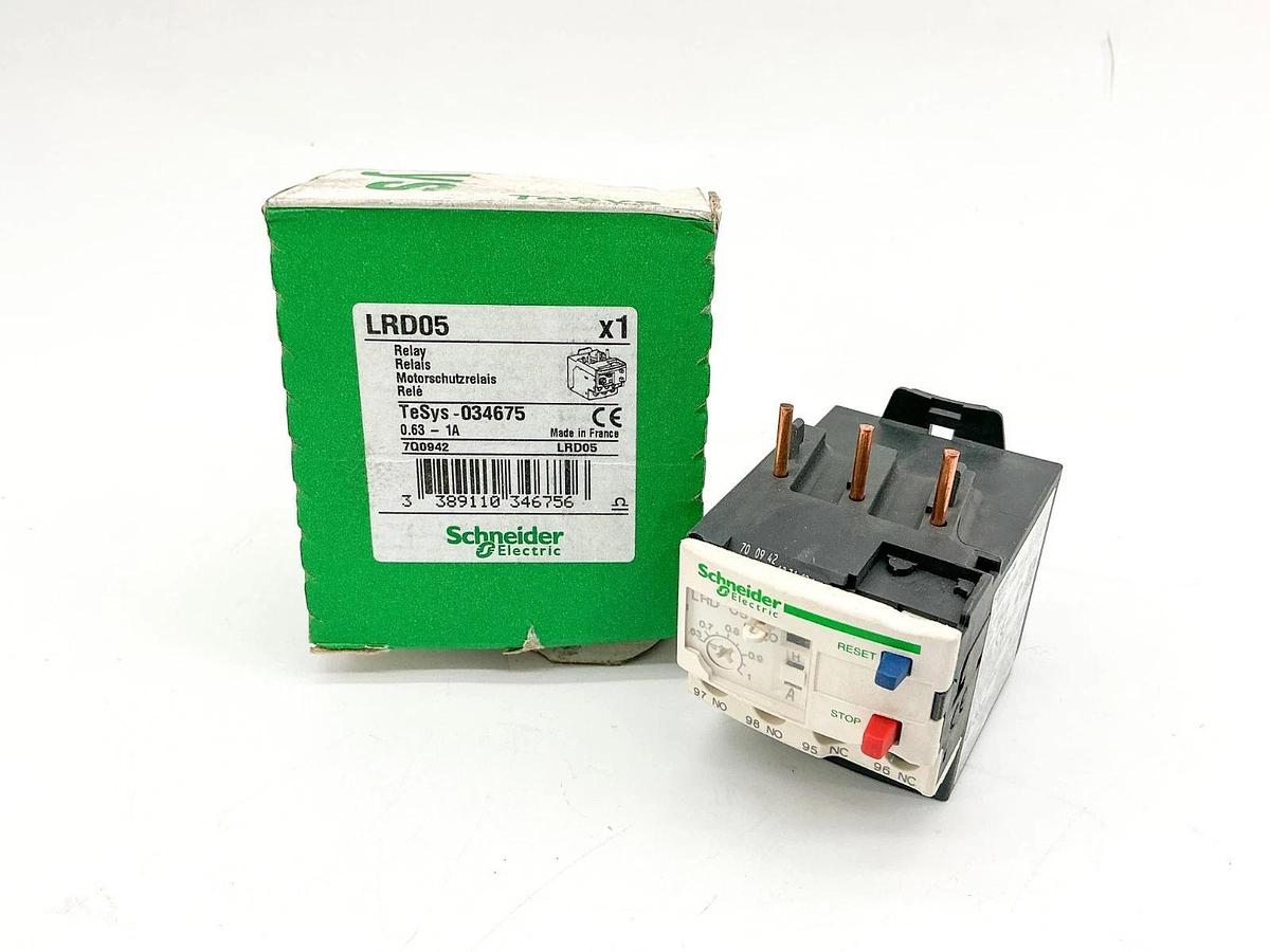 New Schneider Electric LRD05 Overload Relay 1A 690V 6kV 034675