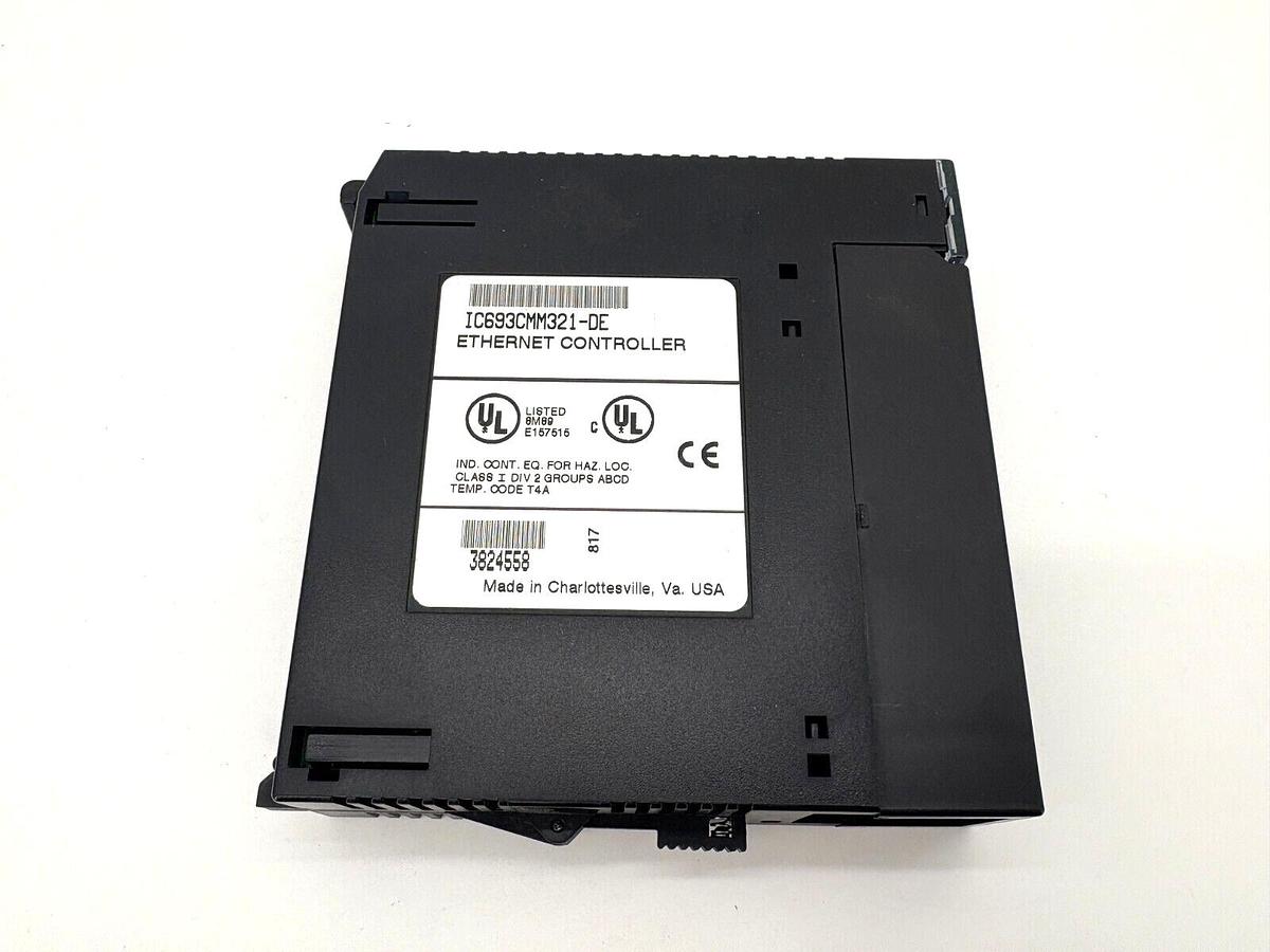 Used General Electric GE Fanuc IC693CMM321-DE CMM 321 Ethernet Controller Module