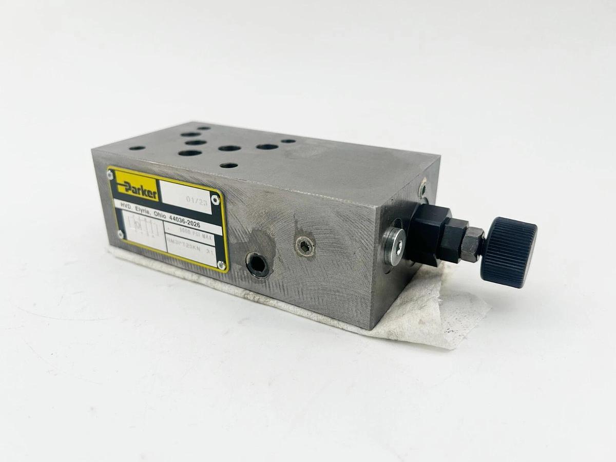 New Parker RM3PT25KN Hydraulic Relief Valve 5000PSI