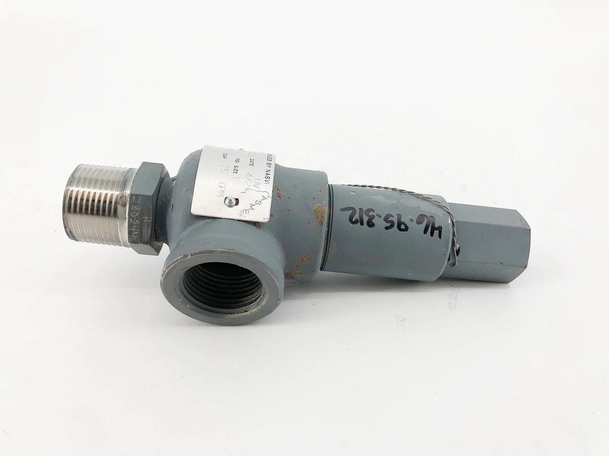 New Kunkle 910BDEM01AJE Relief Valve 1" MNPT x FNPT Set. 475psi