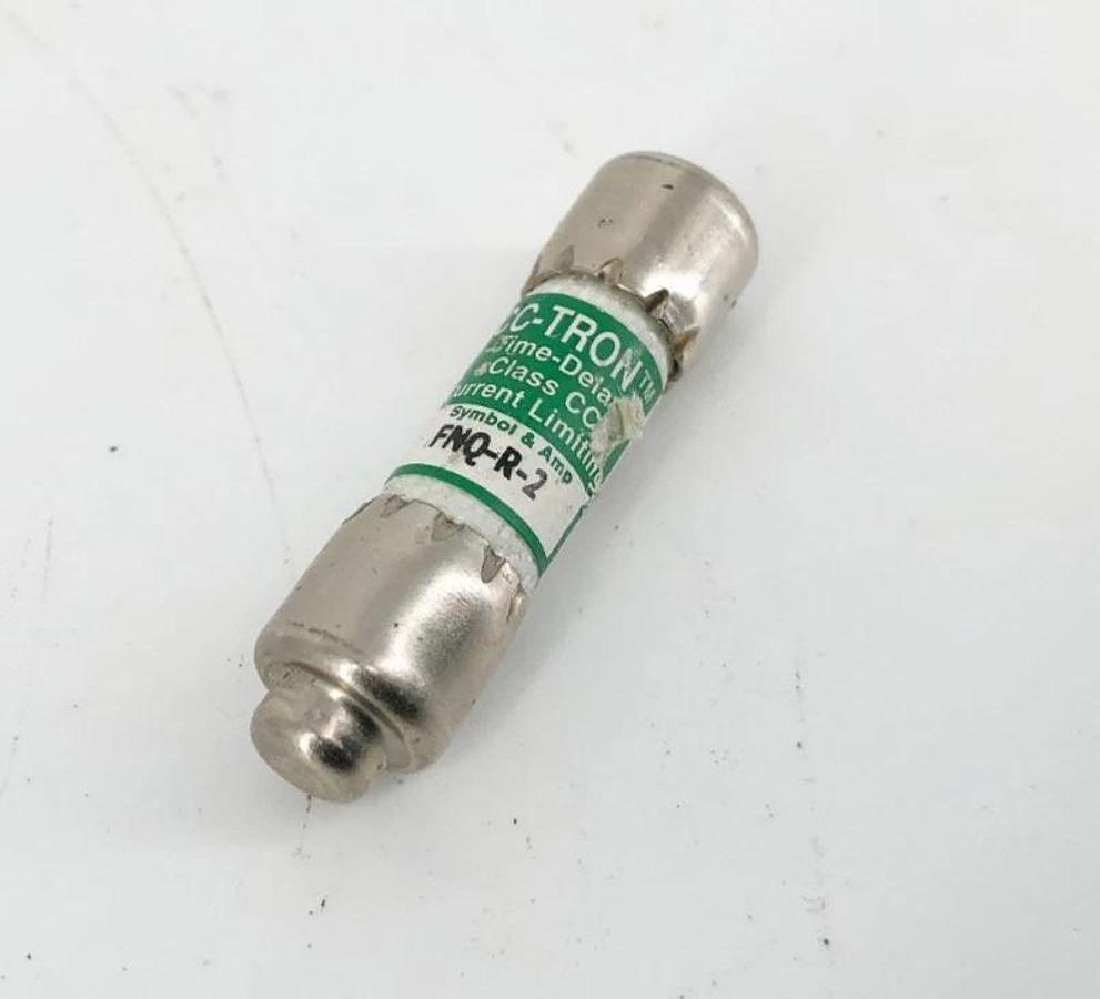 Lot of 6 New Bussmann FNQ-R-2 Fuses 2A 600VAC Class CC - No Box
