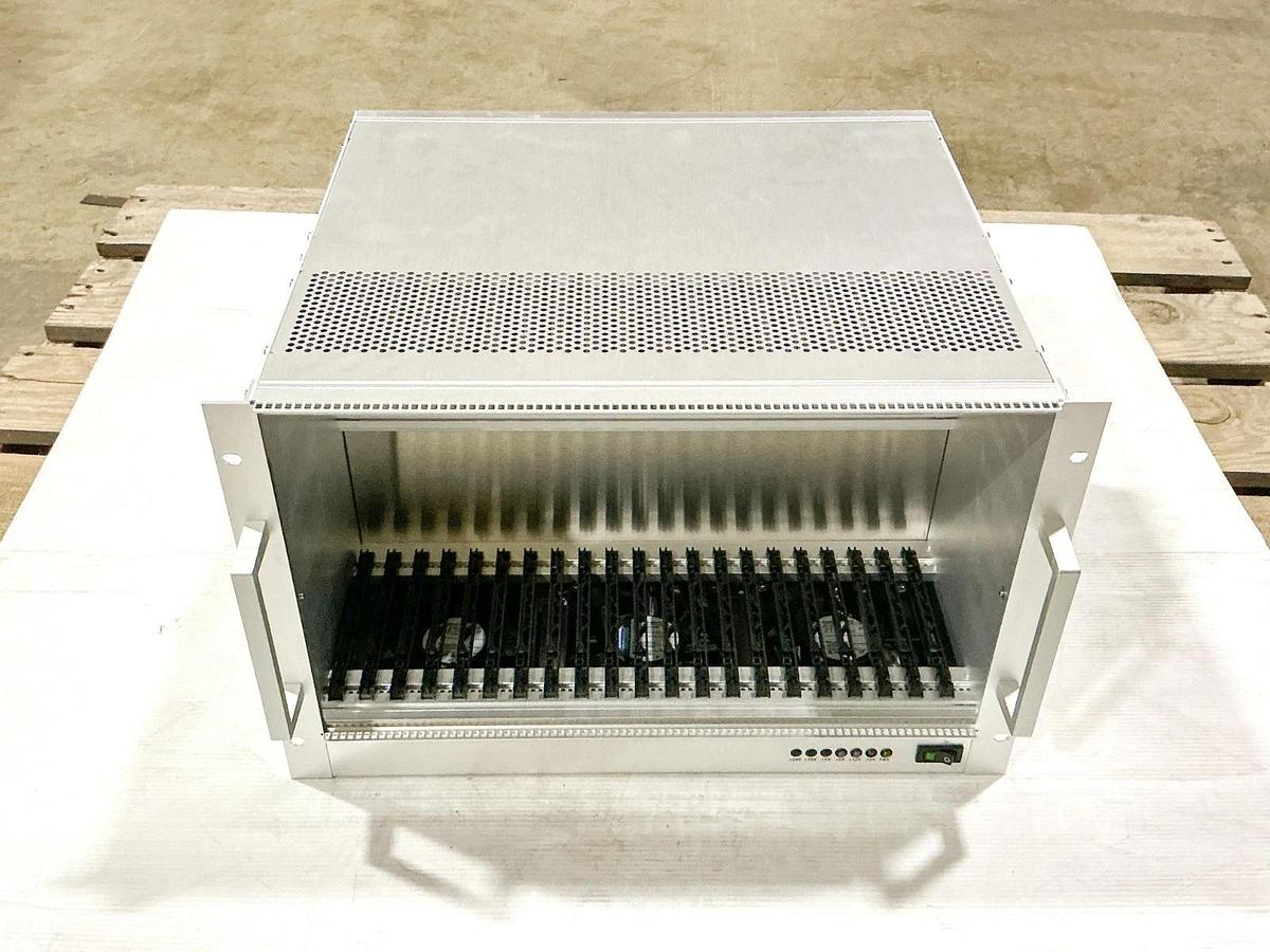 New Poly Rack 170321 VME-System 19 BGTR 7HE/380T MSC III Chassis 21 Slot 1371464