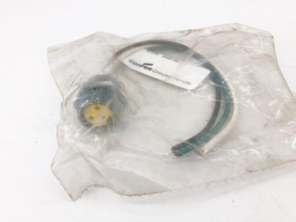 Lot of 2 New Cooper Crouse-Hinds 5000109-9 Cordsets 3-Pole