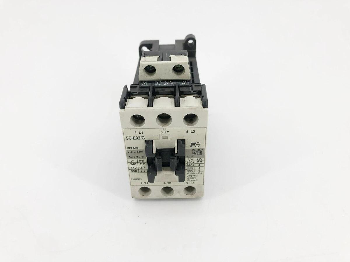 New Fuji Electric SC-E02/G Contactor 24VDC Coil